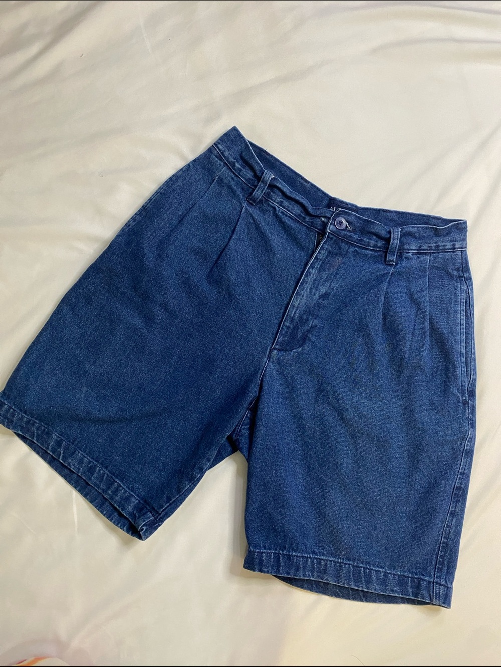 Austin Clothing Co. Dark Blue High-Waist Denim Shorts